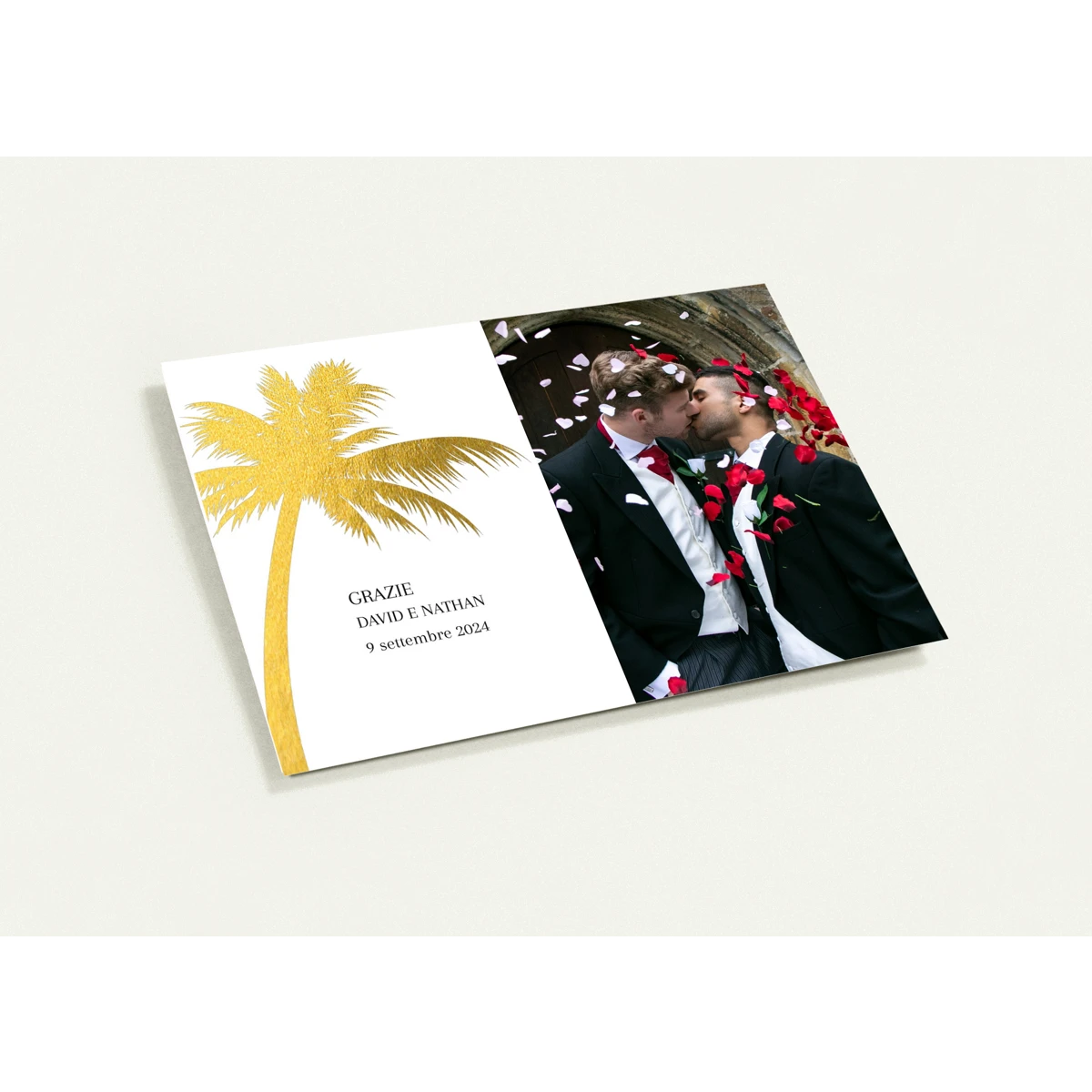 Palm Silhouette Thank You Card