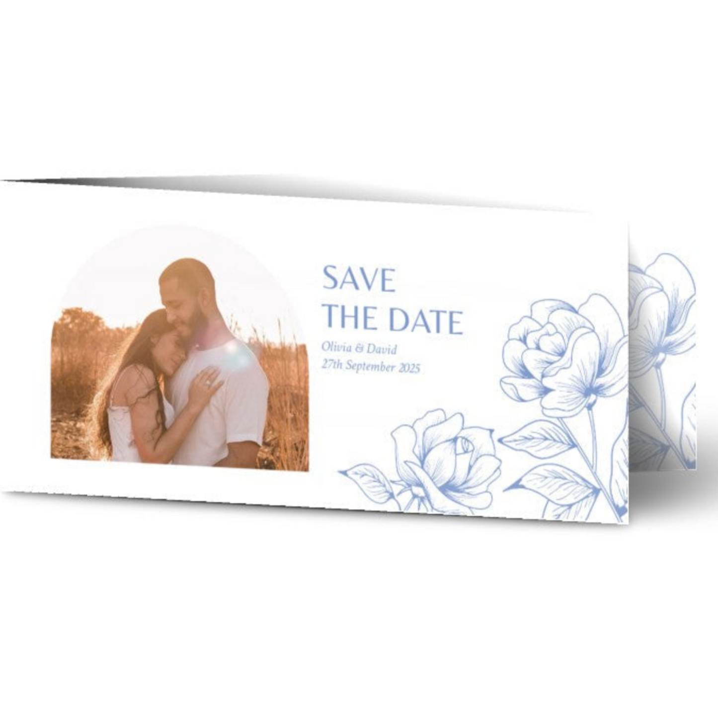 Floral Bond Save the Date