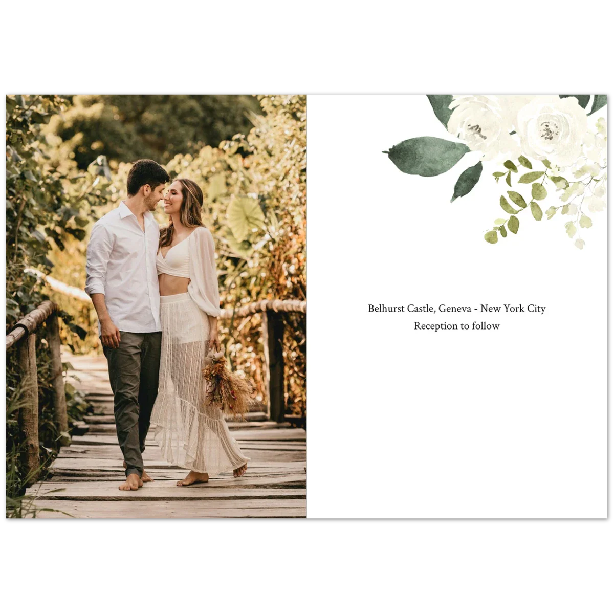 Watercolour Bloom Invitation