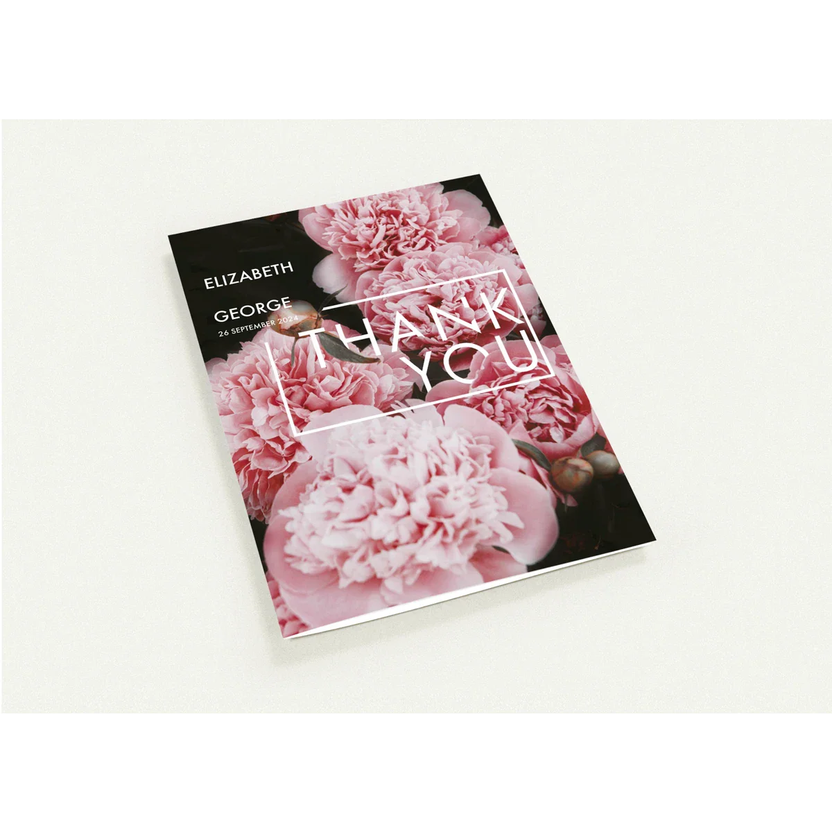 Peony Grace Thank You Card