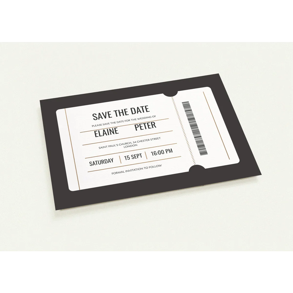 Seine Ticket Save the Date