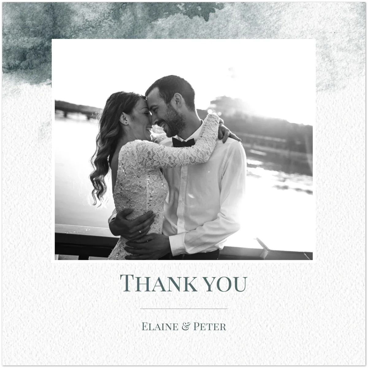 Amour Thank You Note