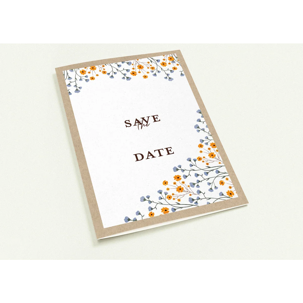 Rustic Blossom Save the Date