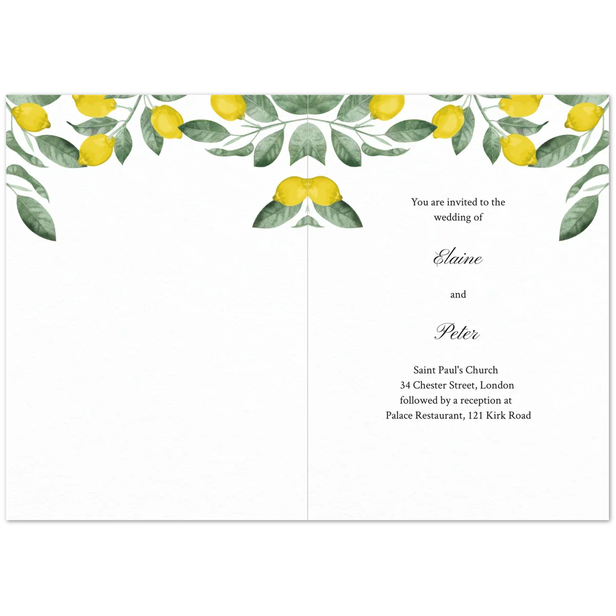 Citrus Save the Date