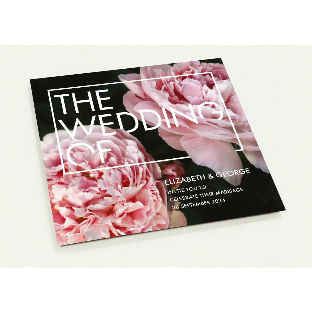 Peony Grace Invite