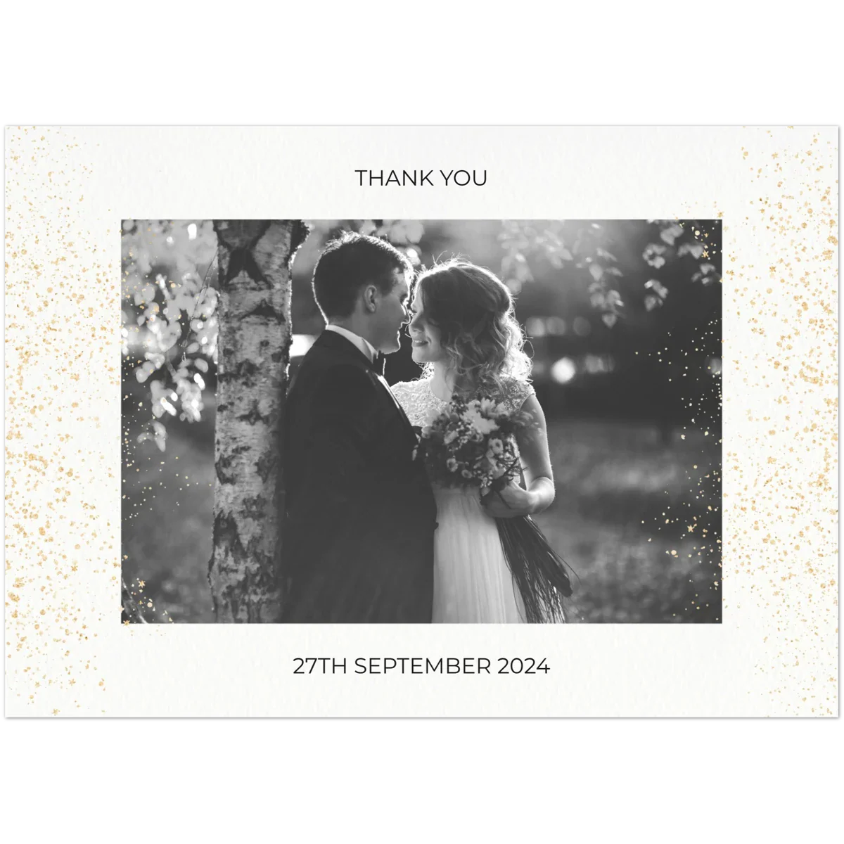 Stardust Thank You Card