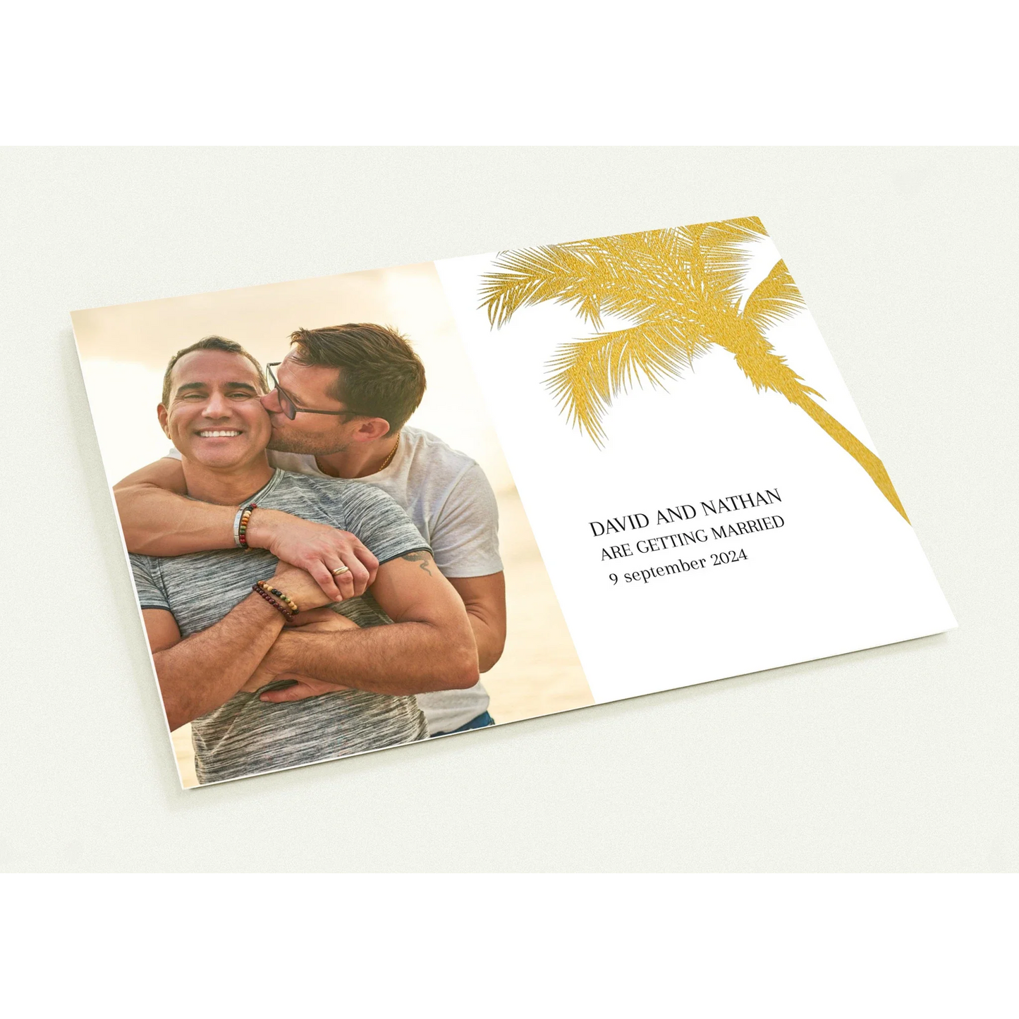 Palm Silhouette Invite