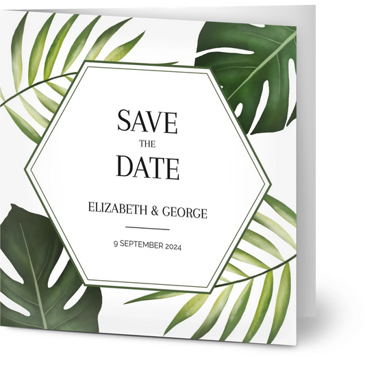 Monstera Serenity Save the Date