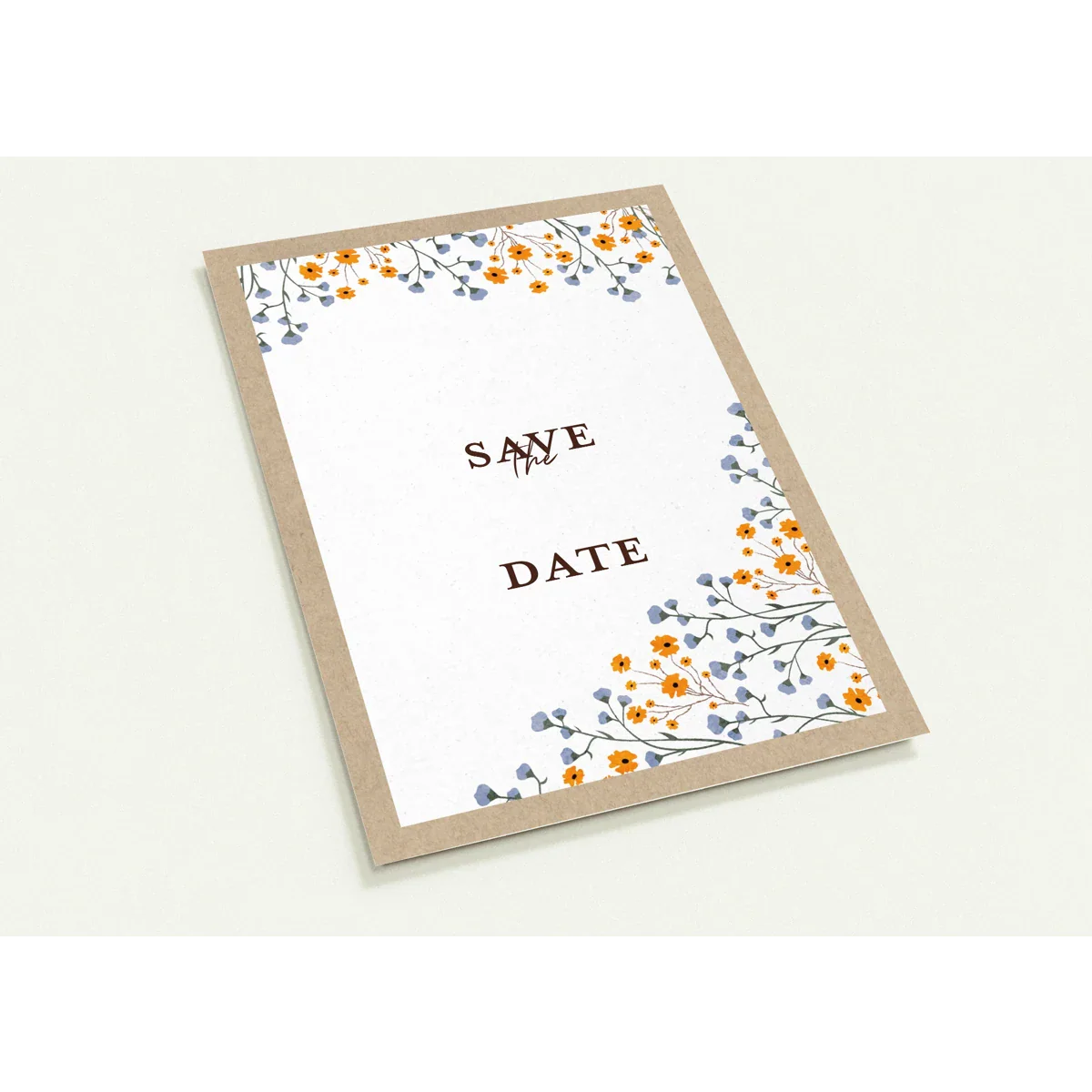 Rustic Blossom Save the Date
