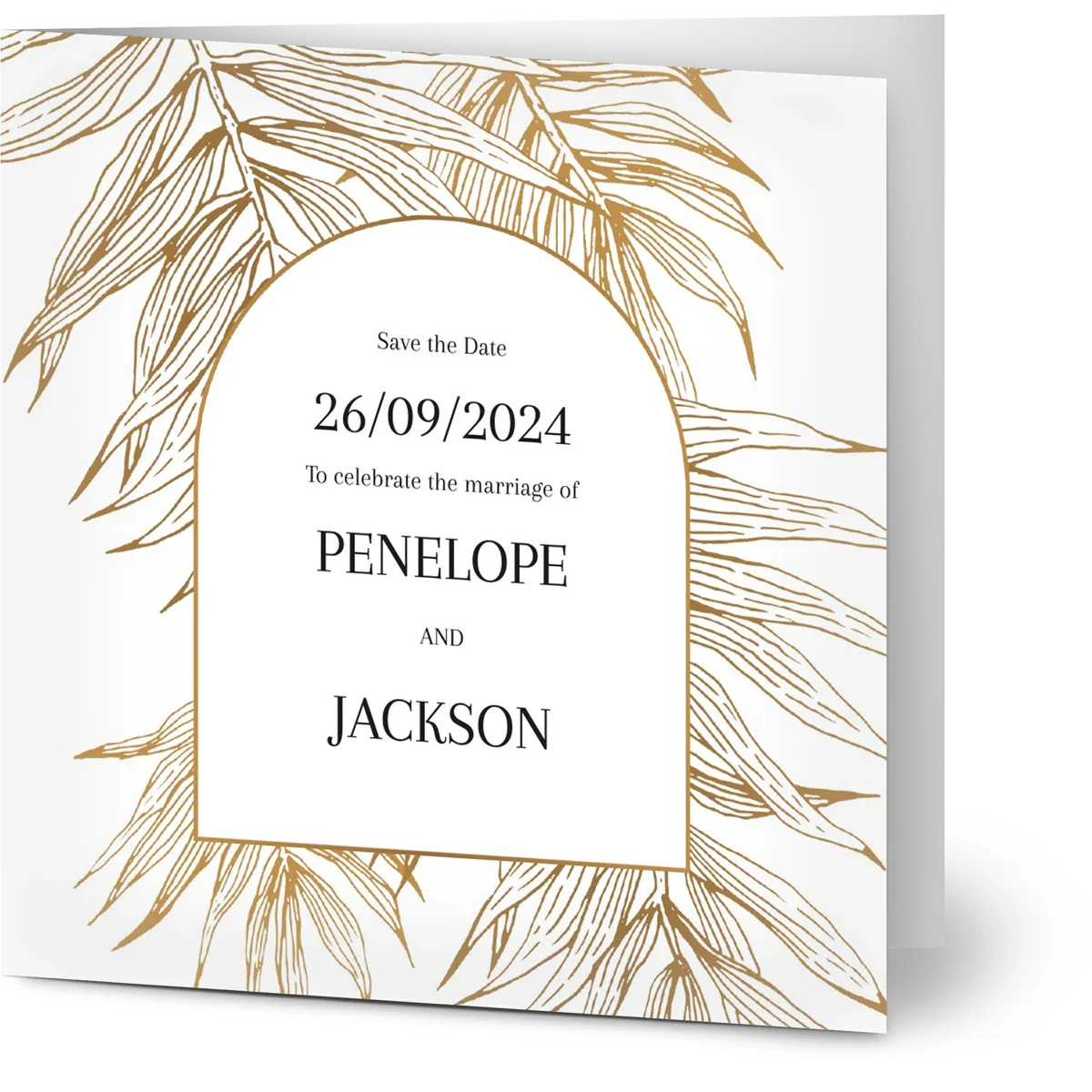 Golden Peony Save the Date