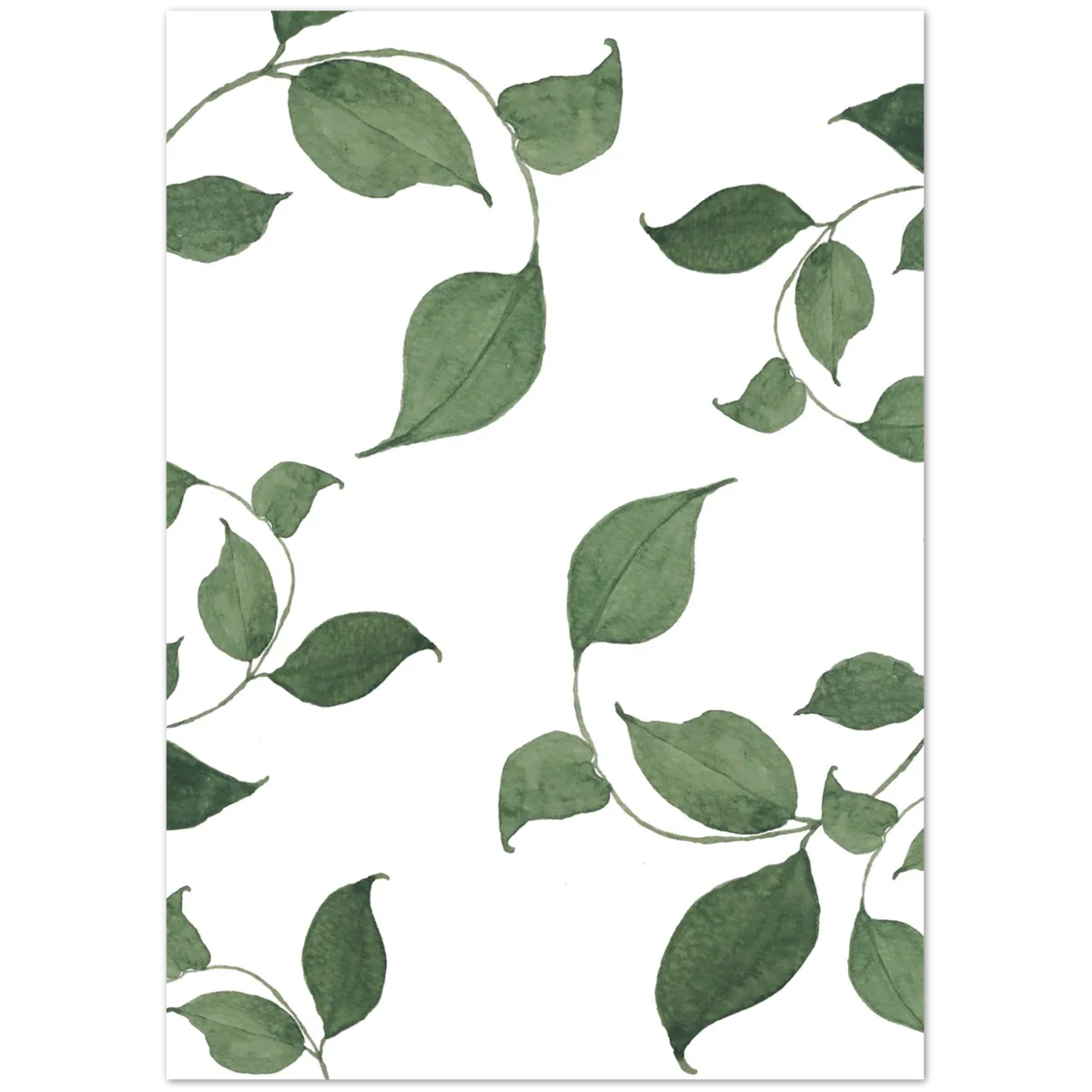 Leafy Vines Thank You Card