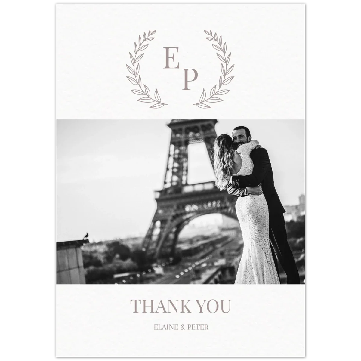 Laurel Thank You Card