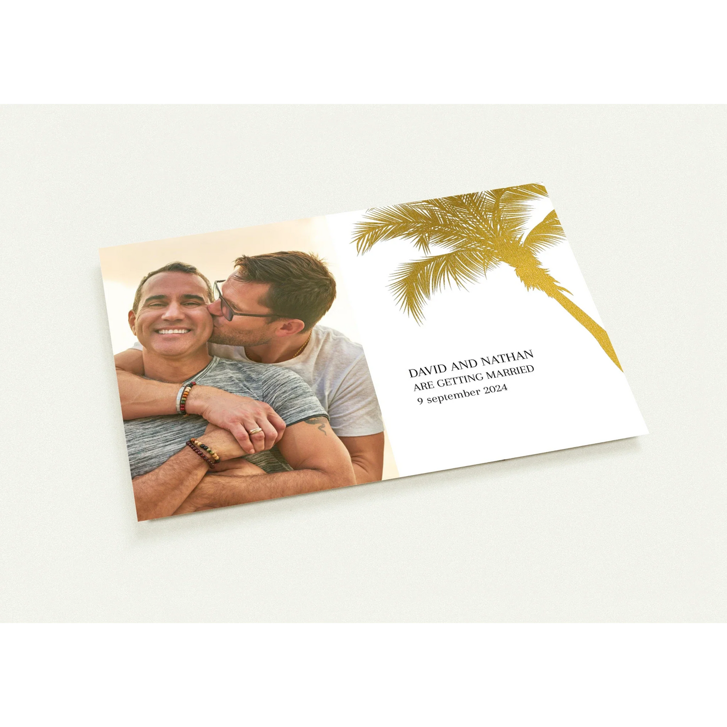 Palm Silhouette Invite