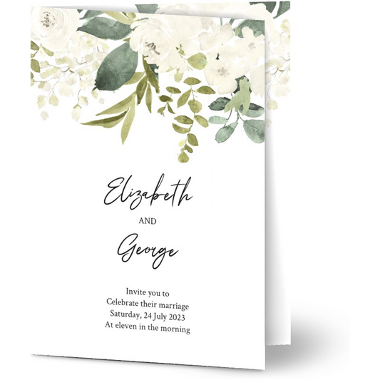 Watercolour Bloom Invitation
