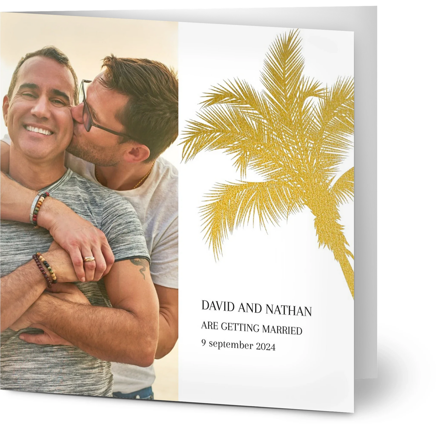 Palm Silhouette Invite