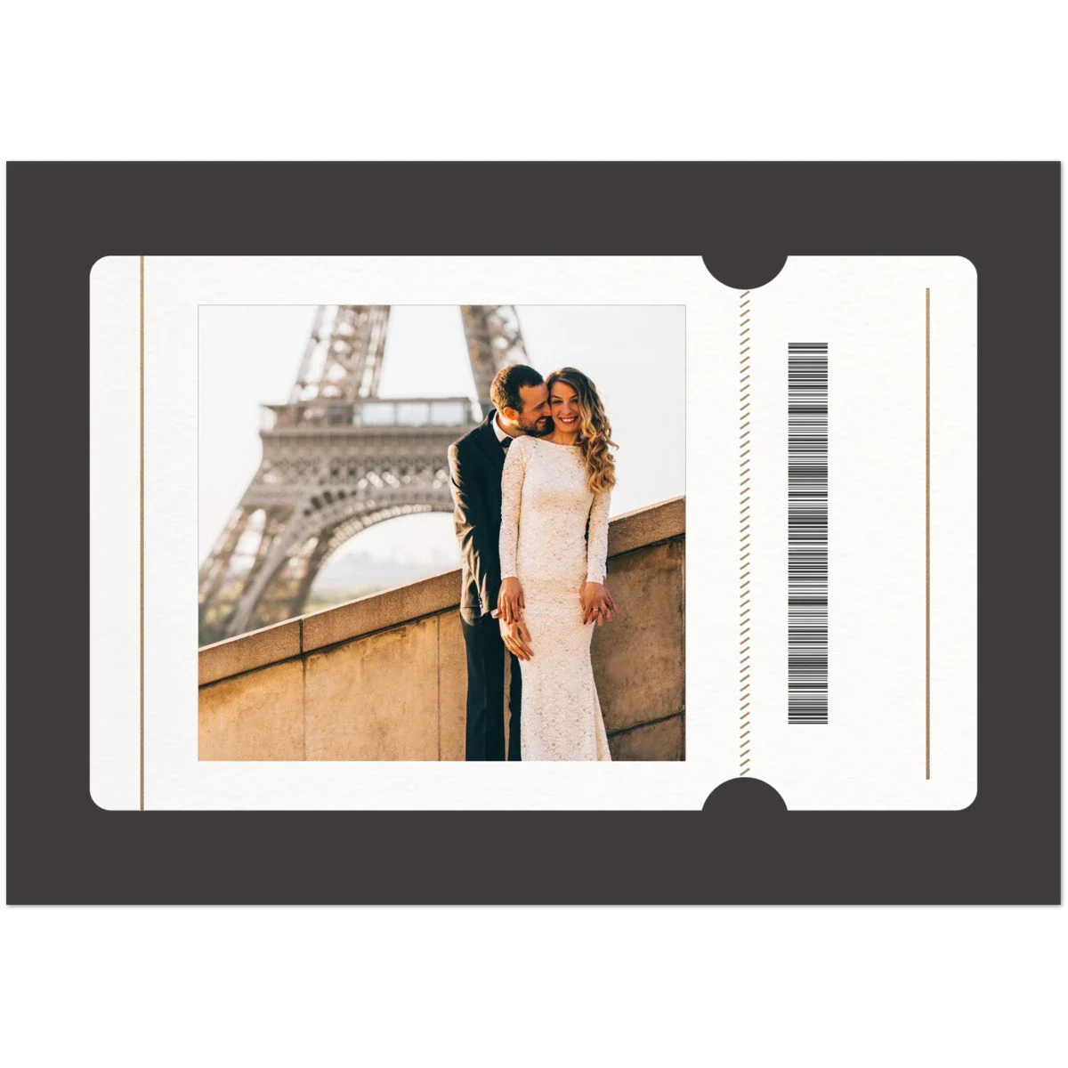 Seine Ticket Thank You Card