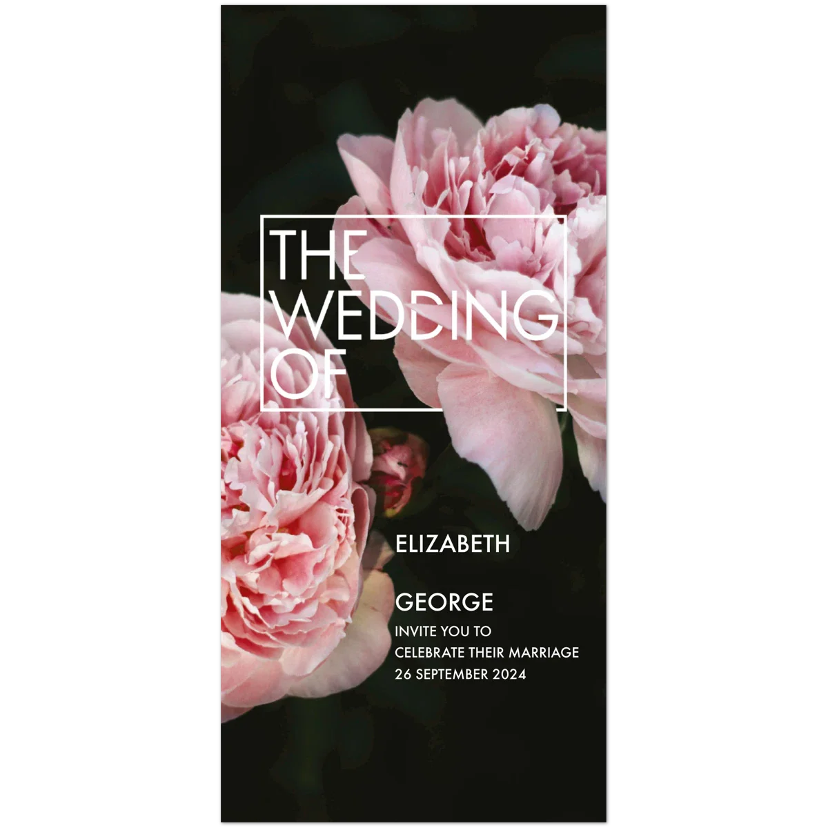 Peony Grace Invite