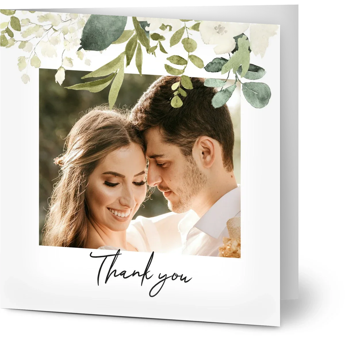 Watercolour Bloom Thank You Note