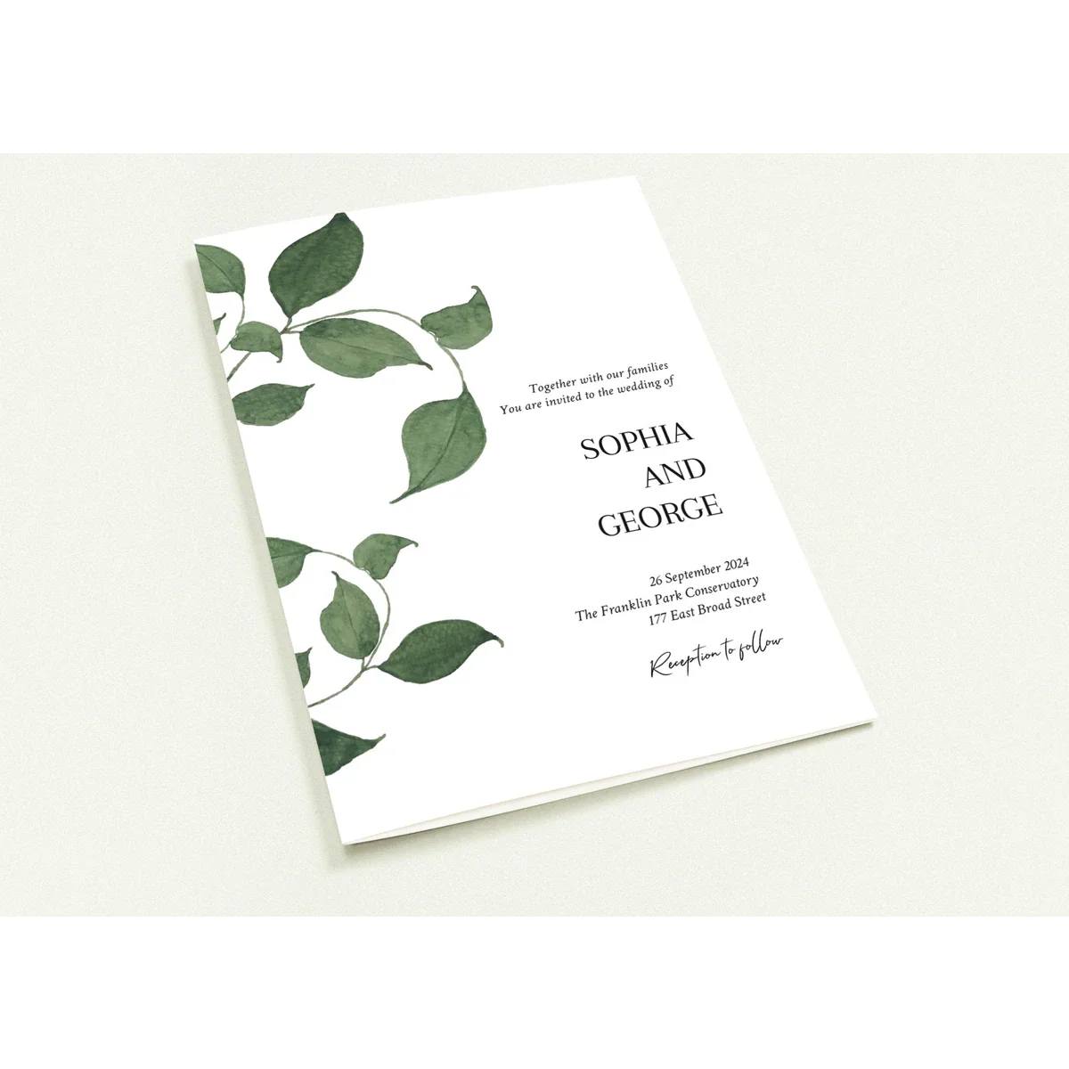 Leafy Vines Invitation