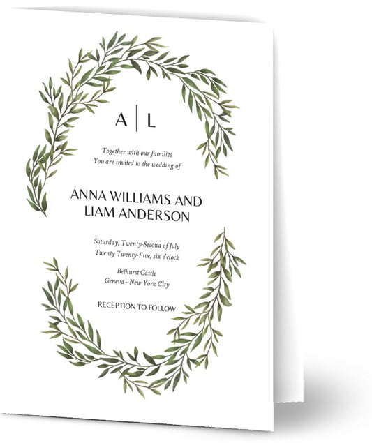 Olive Embrace Invite