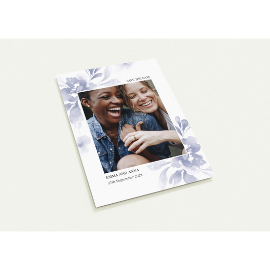 Lilac Blooms Save the Date