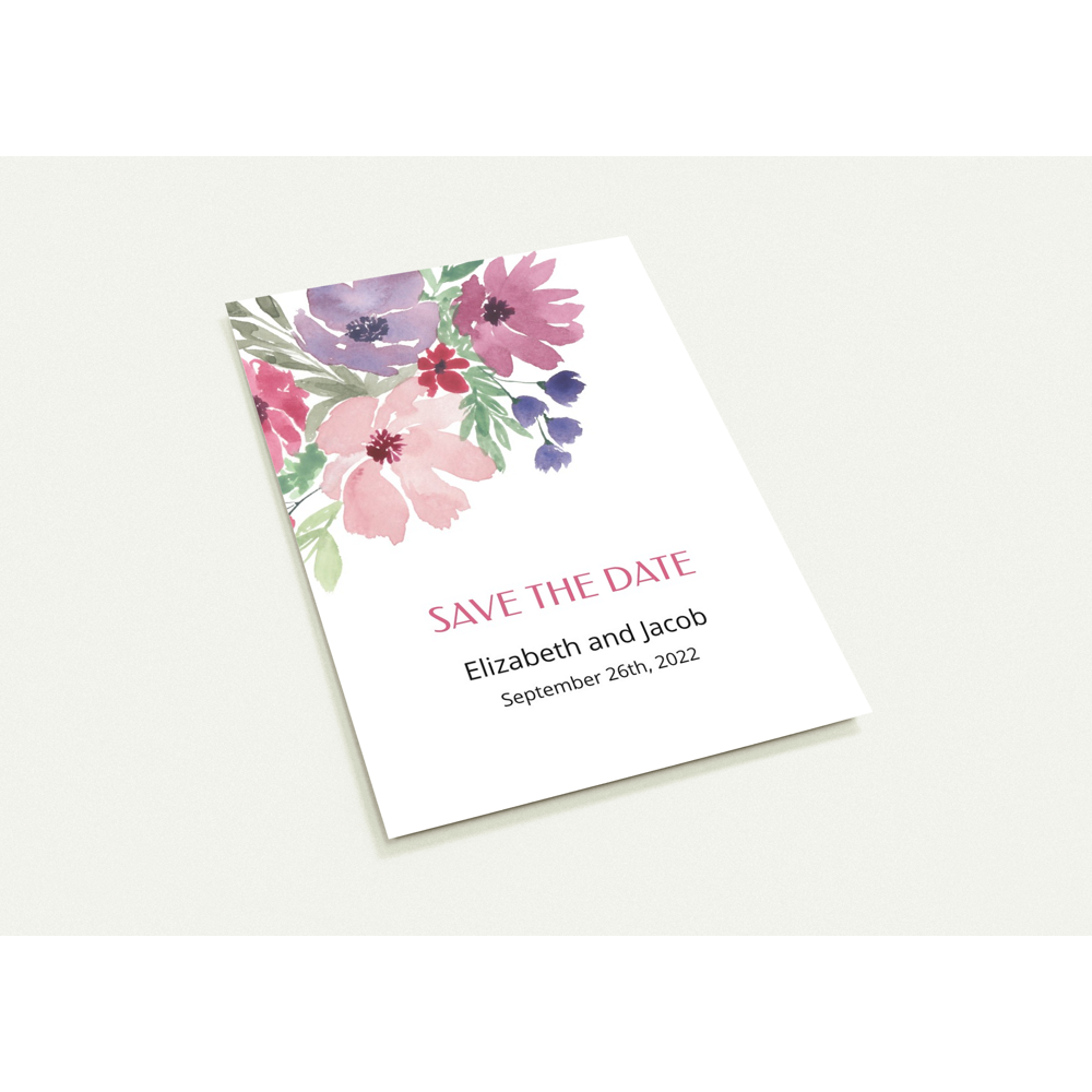 Summer Blooms Save the Date