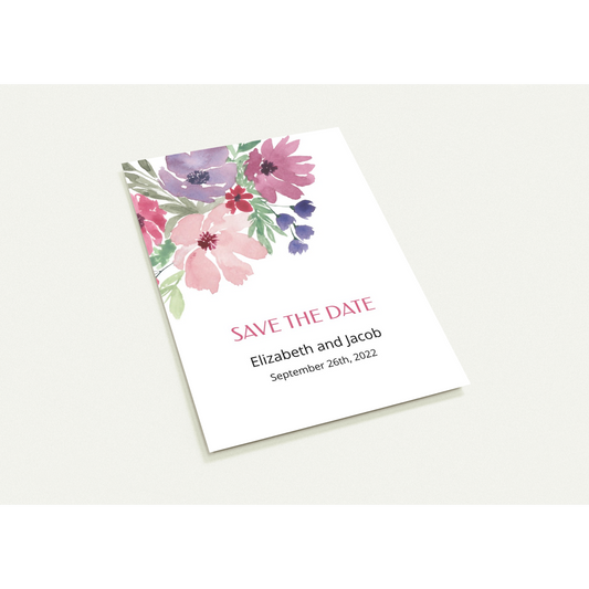 Summer Blooms Save the Date